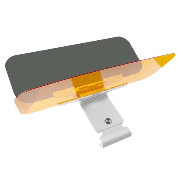 Extensor genérico de parasol para coche SUV ajustable, fácil instalación de piezas de automóvil para una conducción más segura, uso 2 en 1 diurno y , 32X12cm