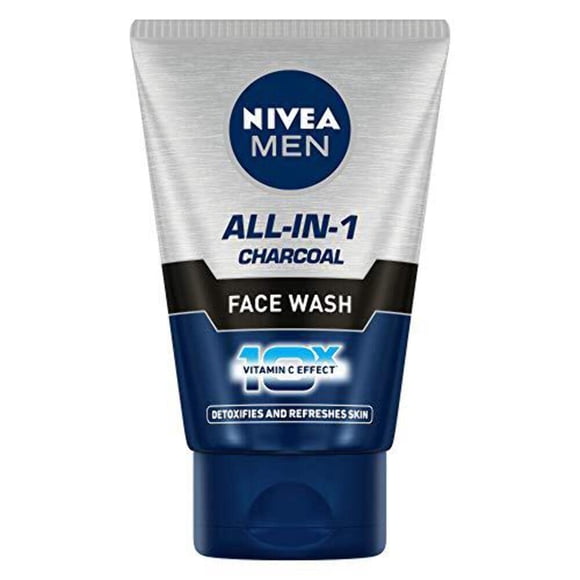 NIVEA Men All In 1 Gel de limpieza facial con carbón 100 ml