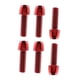 thumbnail image 1 of 6x Tornillos De Vástago De Bicicleta Pernos Piezas De Repuesto Pernos De Vástago De Bicicleta Para Bicicleta De Carretera Rojo, 1 of 4