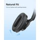 thumbnail image 2 of Tronsmart Sounfii Q20s Auriculares Cancelación De Ruido Durar 60H Negro, 2 of 8