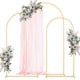 thumbnail image 1 of Set de 3 Arcos de Fondo de Metal Dorado VEVOR 220/200/183 cm, 1 of 9