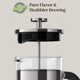 thumbnail image 2 of Cafetera French Press Veken de vidrio resistente al calor de 600 ml, 2 of 9
