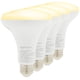 thumbnail image 1 of Bombilla LED inteligente Amazon Basics BR30, 9 W, 800 LM, 2700 K, paquete de 4, 1 of 7