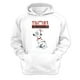 thumbnail image 1 of POLERON CANGURO 101 PERRITOS MANCHAS Blanco Talla L Unisex, 1 of 3