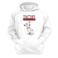 Genérico - Polerón Canguro 101 Perritos Manchas Blanco Talla Xs Unisex