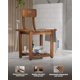 thumbnail image 2 of Silla de ducha BLUEWEST de 23,4 pulgadas con respaldo de 204 kg, soporte Acacia, 2 of 7