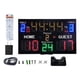 thumbnail image 4 of Marcador de baloncesto de interior profesional Control remoto Montaje en pared Conteo de faltas Marcador digital electrónico Reloj de puntuación para, 4 of 5