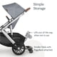 thumbnail image 3 of Tabla de paseo en piggyBack UPPAbaby para cochecitos Vista, 3 of 6