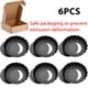 thumbnail image 1 of 6pcs Mini Tart Pans 4 Inch With Removable Bottom, Nonstick Round Quiche Pie Pan Set, Cupcake Muffin Mold Tin Pan Baking Tool, Reusable Quiche Bakeware Carbon Steel For Pies, Cheese Cakes, Desserts, 1 of 4