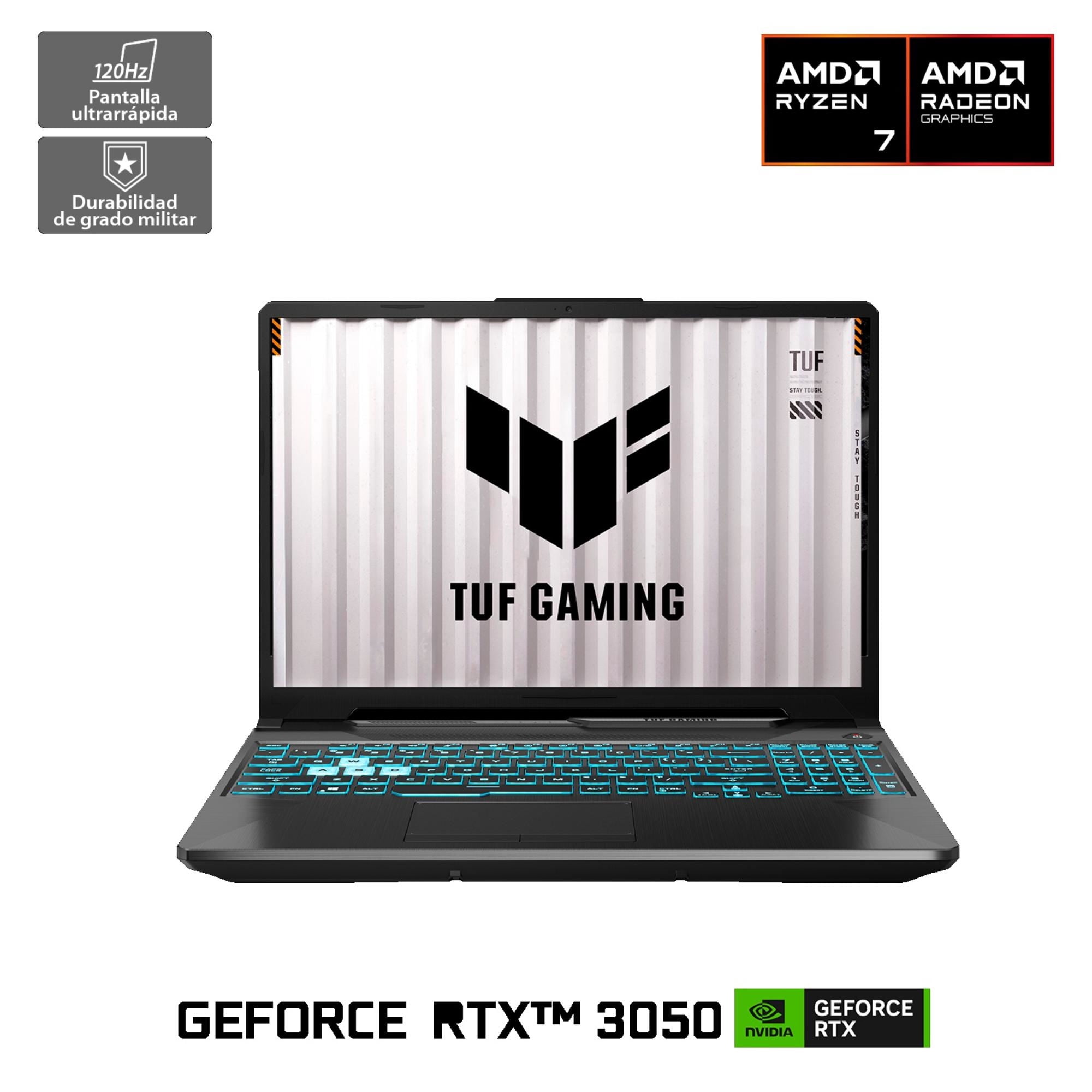 Notebook Asus Tuf Gaming A15 Amd Ryze 7 Nvidia Rtx 3050 16gb Ram 512gb Ssd 15.6" Fhd 144hz