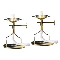 Bothyi - 2X Soporte De Mecha De Lámpara De Mantequilla Dorada Soporte De Lámpara De Mecha Buda Para Yoga Boda S 5.5X4Cm