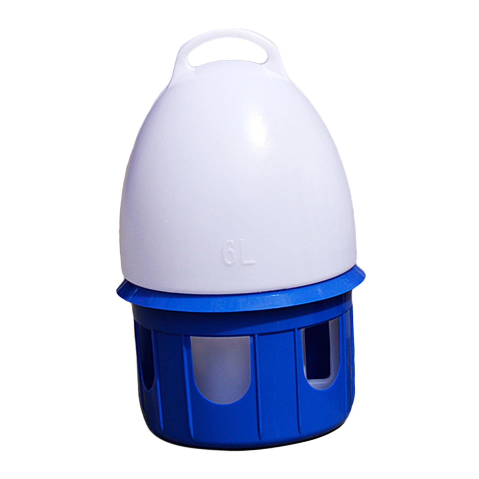 Magideal - Bebedero Para Palomas Dispensador Automático Para Aves Abrevadero Con Asa Recipiente De Agua Función Antiderrames Adecuado Para Tienda De Mascotas Casa Jardín Patio Zoológico 6l D 19cm H 35cm