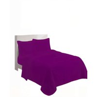 Genérico - Sabana Polar Premium Teng Fei 2 Plazas Color Morado