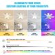 thumbnail image 4 of Ventilador con Luz LED RGB y Altavoz Bluetooth con Control Remoto RWNTAO E27, 4 of 7