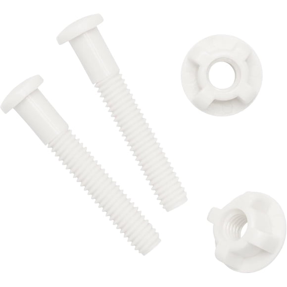 Pernos para Asiento de Inodoro Qualihome C0912 de Plástico, 2 Piezas