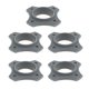 thumbnail image 1 of Rodillo de anillo de protección antivuelco antirresbaladizo de 5 piezas, gris, 1 of 5