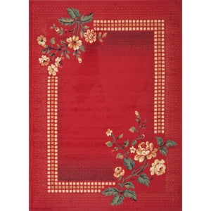 Cannon - Alfombra Hortensia Rojo 150X200