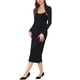 thumbnail image 2 of INSPIRE CHIC Boleros de Mujer con Mangas Largas Frente Abierto de Algodón Tejido Recortado S Negro, 2 of 7