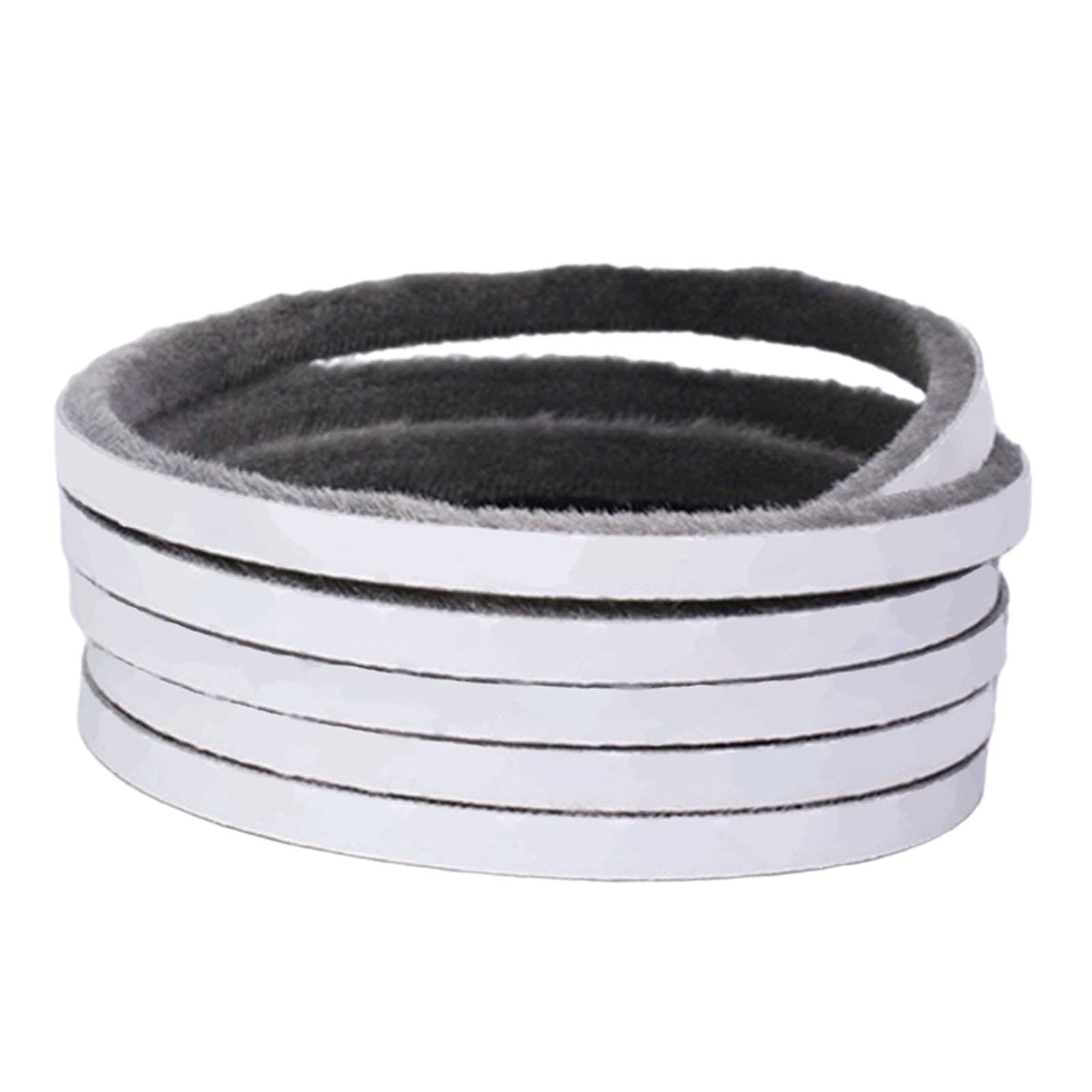 Magideal - Burlete Para Puerta, Tira De Sellado Para Puertas Y Ventanas, Cinta De Sellado Insonorizada A Prueba De Viento, A Prueba De Polvo, Burlete Para Puerta 09 Cm X 05 Cm X 10 M