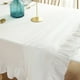 thumbnail image 5 of Mantel Rectangular Blanco Lino, 5 of 6