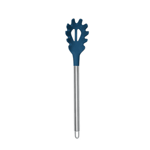Servidor Pasta Silicona Mango Acero Azul Fta