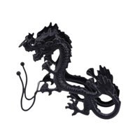 Magideal - Portabotellas De Vino Con Forma De Dragón, Portabotellas Individual, Soporte De Exhibición Para Mesa, Estante Para Vino Creativo Para Gabinete, Hogar, Negro