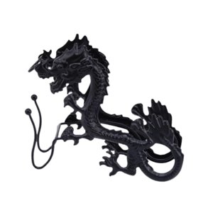 Magideal - Portabotellas De Vino Con Forma De Dragón, Portabotellas Individual, Soporte De Exhibición Para Mesa, Estante Para Vino Creativo Para Gabinete, Hogar, Negro