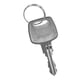 thumbnail image 1 of Llave de control Padlock Master Salsbury Industries, latón plateado, 1 of 1