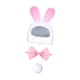 thumbnail image 4 of Conjunto de bolsillo para perros de 3 partes, atuendos, decoración de mascotas, necesidades de mascotas, revestimiento, cosplay para perros pequeños, sombrero bola pajarita, 4 of 5