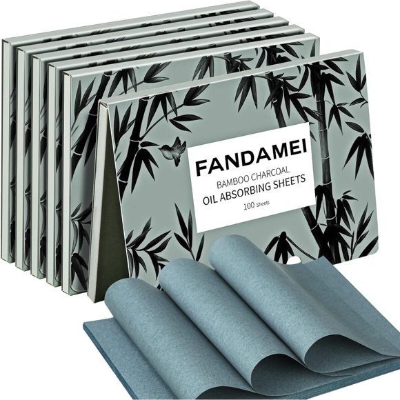 FANDAMEI 600 hojas absorbentes de aceite para el rostro