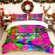thumbnail image 1 of Brave Rose Printed Duvet Cover Set Soft Duvet Cover + 2 Pillowcases Skin-Friendly and Breathable Suitable for Home Bedrooms/Guest Rooms All Seasons Ideal Party, 1 of 1
