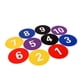 thumbnail image 1 of 10 Uds. Marcadores De Puntos Numerados Para Suelo De Cancha De Entrenamiento De Fútbol De Baloncesto Coloridos, 1 of 5