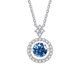 thumbnail image 4 of Collar de Moissanita para Mujer 1 Uds Corte Redondo Color D VVS1 Collar de Diamante de Plata Esterlina 925 Colgante de Moissanita para Mujer con Certificado, 4 of 9