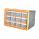 thumbnail image 1 of Caja De Almacenamiento De Hardware Con 12 Cajones, Armario Para Nueces, Joyería, Manualidades, Cuentas, 1 of 5