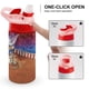 thumbnail image 4 of DumboBotella de Agua con Tapa Pop Top de Un Toque, Acero Inoxidable, a Prueba de Fugas, para Deportes, Botella Infantil rosa 12 oz, 4 of 6