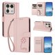 thumbnail image 2 of Funda Cartera Trébol para Motorola Edge 50 Ultra 5G con Ranuras Tarjetas y Carga Inalámbrica Rosa, 2 of 6