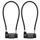 thumbnail image 1 of Candado de cable NBYT de 4 dígitos, alta resistencia para uso exterior, 1 of 5