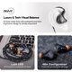 thumbnail image 3 of IEM Linsoul ZiiGaat Lush 1DD+4BA Auriculares Híbridos, 3 of 8