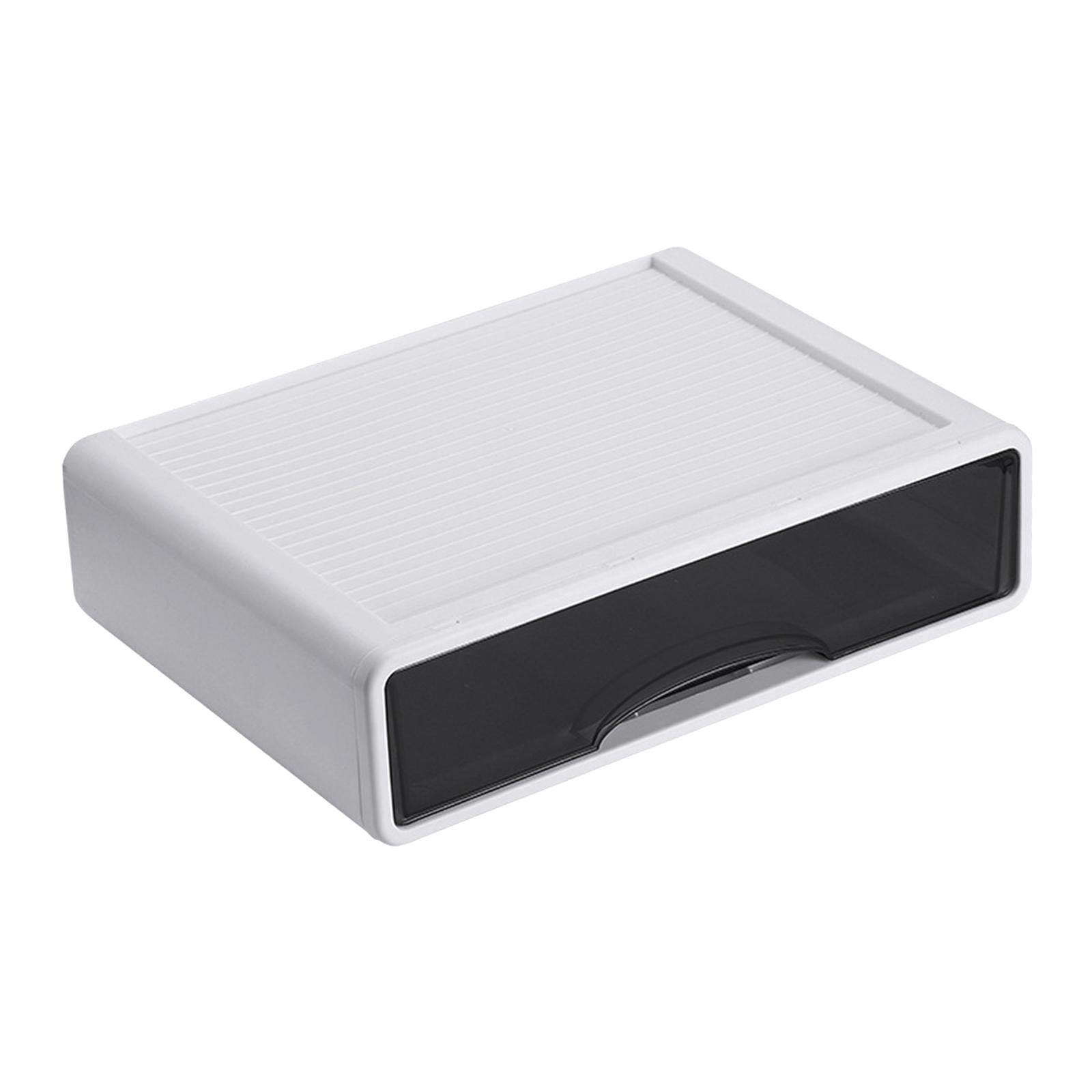 Ioensy - Cajón De Escritorio Caja De Almacenamiento Contenedor Organizador De Maquillaje Para Gabinete Cosméticos L