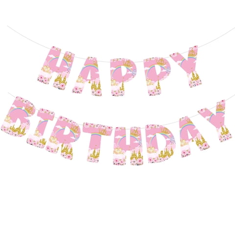 Decoraciones Para Fiestas De Cumpleaños Gogobay Rainbow Happy Birthday