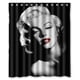 thumbnail image 1 of Cortina de ducha de Marilyn Monroe, juego de cortina de baño con ganchos, tamaño 60 x 72 pulgadas, 1 of 3