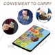thumbnail image 4 of Dra. Juguetes Porta Pasaporte y Cartera de Viaje Premium de Cuero PU, Funda de Pasaporte Bloqueo RFID con Ranuras para Tarjetas de Crédito, Estuche para Libro de Pasaporte para Familia 10cm × 15cm, 4 of 6