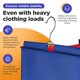 thumbnail image 5 of Organizador semanal de ropa Handy Laundry Kids con 6 estantes, color azul, 5 of 6