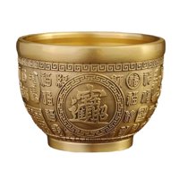 Bothyi - Cuenco De Latón Feng Shui, Estatuilla Tradicional China Para Estudio De Escritorio De Dormitorio