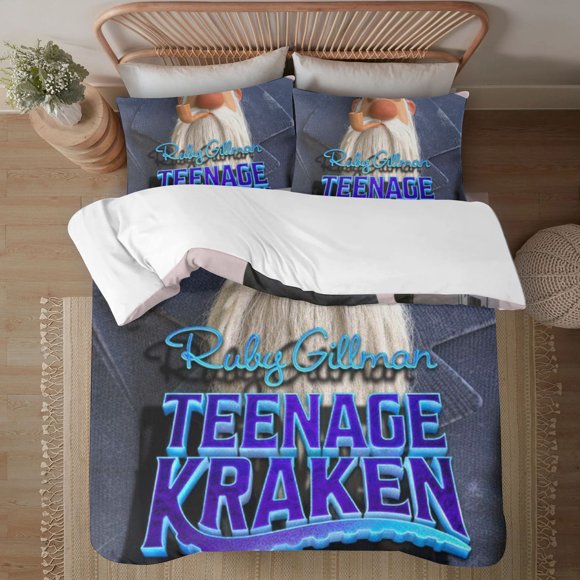 Ruby Gillman Teenage Kraken Soft 3D Printed Duvet Cover Bedding Set with Comforter Cover 3 Piece Set