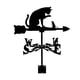 thumbnail image 4 of Instrumento De Medición De La Dirección Del Viento De La Veleta De Hierro Forjado Para El Gato Y El Ratón Del Césped Del Jardín, 4 of 5