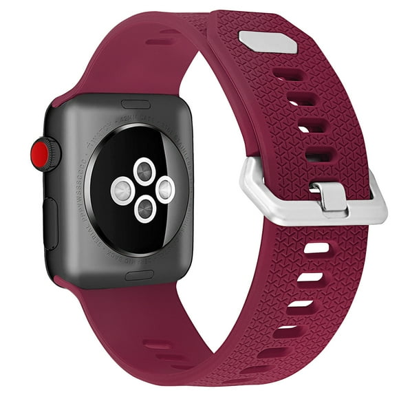 Correa Compatible Iwatch Apple Watch 38/40/41mm Vinotinto