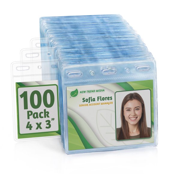 Portatarjetas EcoEarth 10x8 cm Pack de 100 Horizontal