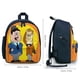 thumbnail image 2 of Mochila Desmarcar El Gordo Y El Flaco Azul, 2 of 6