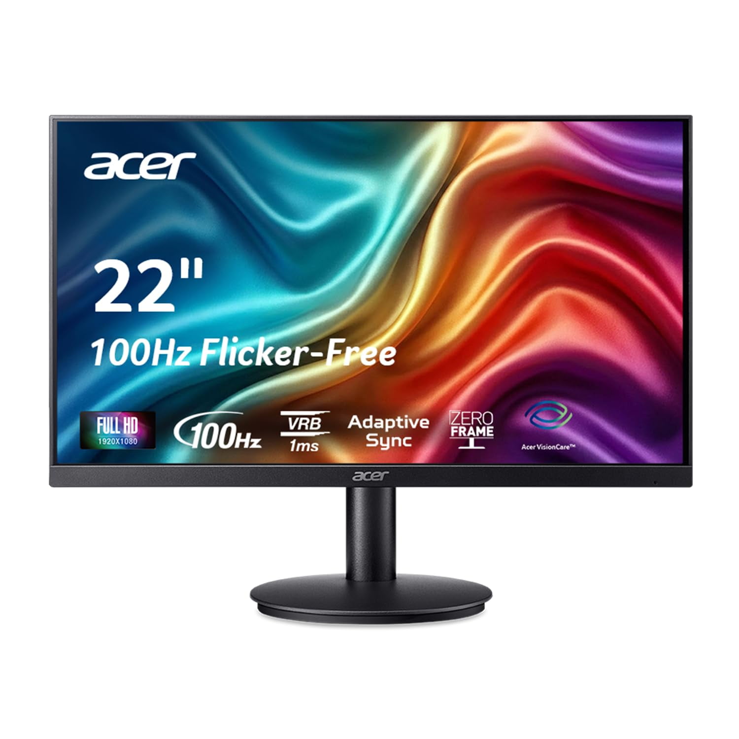 Monitor Acer Kb220q H2bi 21.5 Full Hd De 100 Hz Con Sincronización Adaptativa